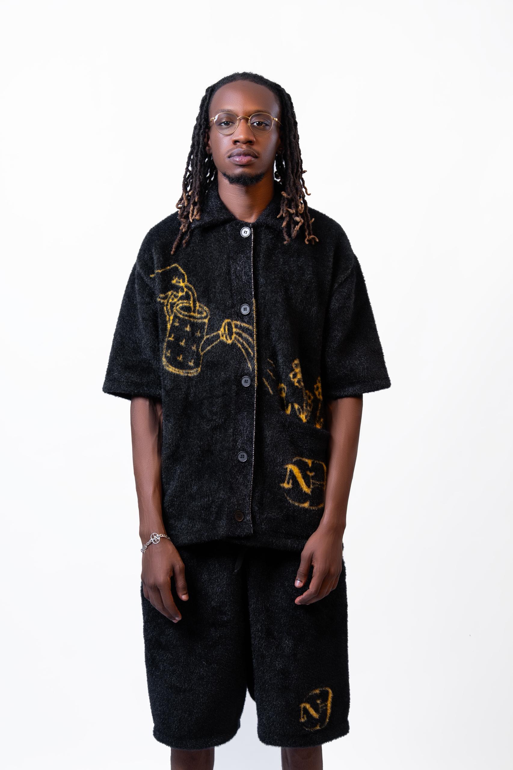 Mohair Set – Black & Gold