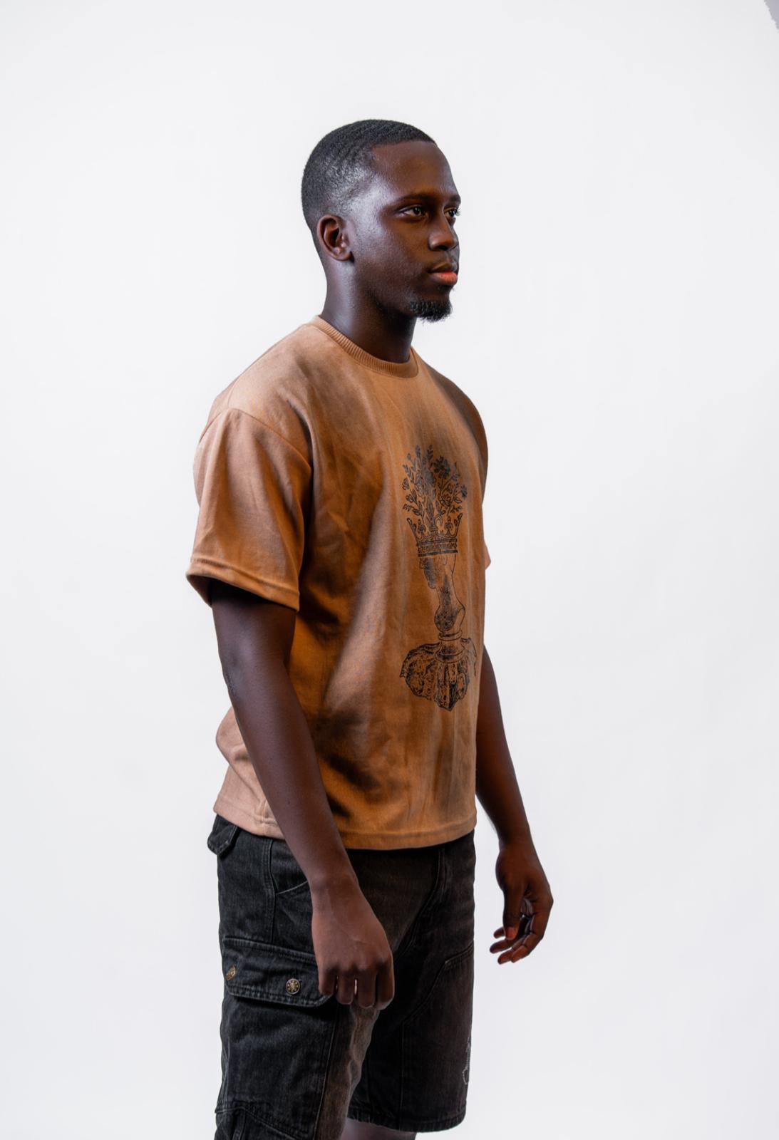 BOTANICA character Dirty Washed Tee – Beige